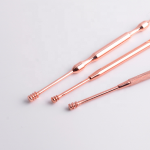 耳部清洁器生产商-3件玫瑰金可视中国插头