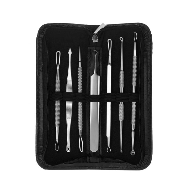 Blackhead Remover Set Factory - 8pcs Stainless Steel Pimple Removal