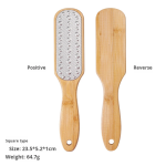 Foot Grinder Factory - Natural Bamboo Stainless Steel File