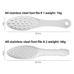 Foot File Factory - Double-Sided Stainless Steel Callus
