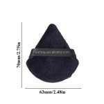 Powder Puff Manufacturer - Double Sided Flocking Triangular Velvet