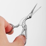 Scissors Manufacturer - Retro Rose Gold Stainless Steel Crane