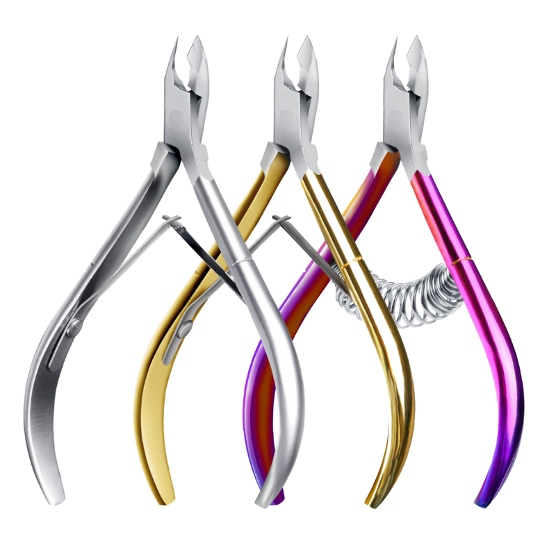 Nail Art Tool Set Manufacturer - 4-Piece Titanium-Plated Blade
