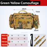 Nylon Waist Pack Manufacturer - WANZHUO Multi-functional Three-layer Single Shoulder Rod Bag Outdoor Fishing