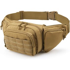 Men's Tactical Waist Pack Factory - WANZHUO Sports New Outdoor Multi-Function Stealth Portable Gun Bag 900D