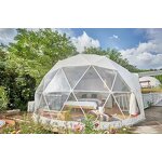 Dome Tent Factory - WANZHUO Outdoor Glamping Waterproof PVC Geodesic Iglu Sauna