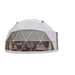 Dome Tent Factory - WANZHUO Outdoor Glamping Waterproof PVC Geodesic Iglu Sauna