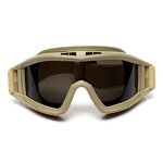 Tactical Goggles Factory - WANZHUO Anti Scratch Clear Anti UV Anti Fog Adjustable Windproof Vision