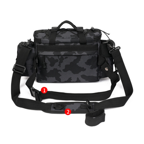 Waterproof Waist Pack Supplier - WANZHUO Multi-functional Three-layer Single Shoulder Luya Rod Bag Portable