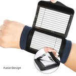 Rugby Football Wristband Supplier - WANZHUO Wholesale Youth Adult Triple Page Playcard Sports Training Wrist Strap
