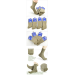 Tactical Boot Socks Factory - WANZHUO Custom Logo Anti Slip Soccer Athletic Cotton Mid Outdoor Hiking Men