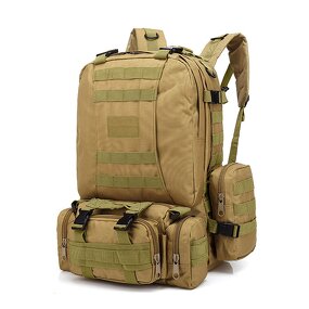Combination Tactical Backpack Supplier - WANZHUO 50L 600D Multifunctional Camping Impermeable Grande De Viaje Desmontable