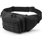 Men's Tactical Waist Pack Factory - WANZHUO Sports New Outdoor Multi-Function Stealth Portable Gun Bag 900D