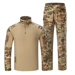 Unisex Camouflage Uniform Manufacturer - WANZHUO Custom Tactical Outdoor for Training Hunting Hiking Polyester Cotton