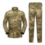 Camouflage Tactical Uniform Supplier - WANZHUO ACU High Quality Safety Clothing for Hunting Hiking Fishing Colored