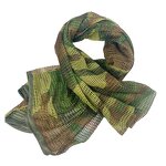 Camouflage Scarf Manufacturer - WANZHUO Tactical Nylon Arabian Netscarf CS Field Fan