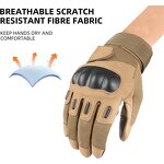 Army Tactical Gloves Supplier - Winter Green Touchscreen Full Finger Protective