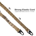 Tactical Webbing Sling Supplier - Outdoor Heavy Duty Quick Detach Bungee Strap