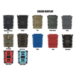 Magazine Pouch Factory - Plastic Universal Double Open Top Tactical Leather Bag