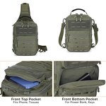 Tactical Sling Bag Manufacturer - Laser Cut Waterproof Nylon Crossbody Chest Pack