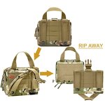 Tactical First Aid Pouch Supplier - Waterproof Camo Medical Molle IFAK Bag