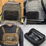 Mesh Utility Pouch Manufacturer - Tactical Zipper Insert Panel Storage Pocket