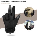Combat Tactical Gloves Factory - Black Men Hard Knuckle Training Cycling Gloves