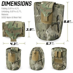 Tactical Dump Pouch Factory - Drawstring Leg Battle Belt Molle Magazine Bag