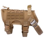 Laser Dog Harness Supplier - 1000D Nylon Molle Training Hunting Service Vest