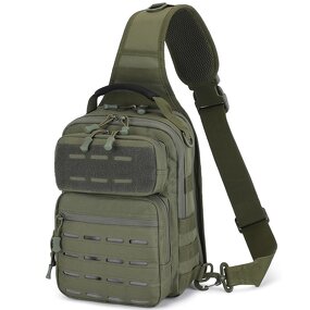 Tactical Sling Bag Manufacturer - Laser Cut Waterproof Nylon Crossbody Chest Pack