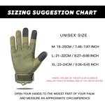 Touchscreen Tactical Gloves Supplier - Army Green Winter Full Finger Fleece Gloves