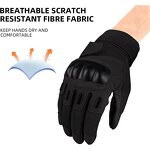 Tactical Winter Gloves Manufacturer - Nylon Black Hard Knuckle Full Finger Gloves