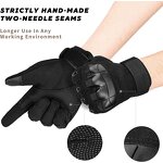 Combat Tactical Gloves Factory - Black Men Hard Knuckle Training Cycling Gloves