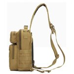 Tactical Shoulder Bag Factory - High Quality 600D Nylon Molle Chest Bag