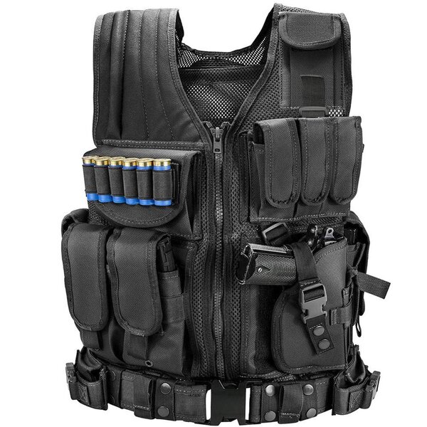 Tactical Combat Vest Manufacturer - Adjustable Outdoor Sport Training Nylon Vest