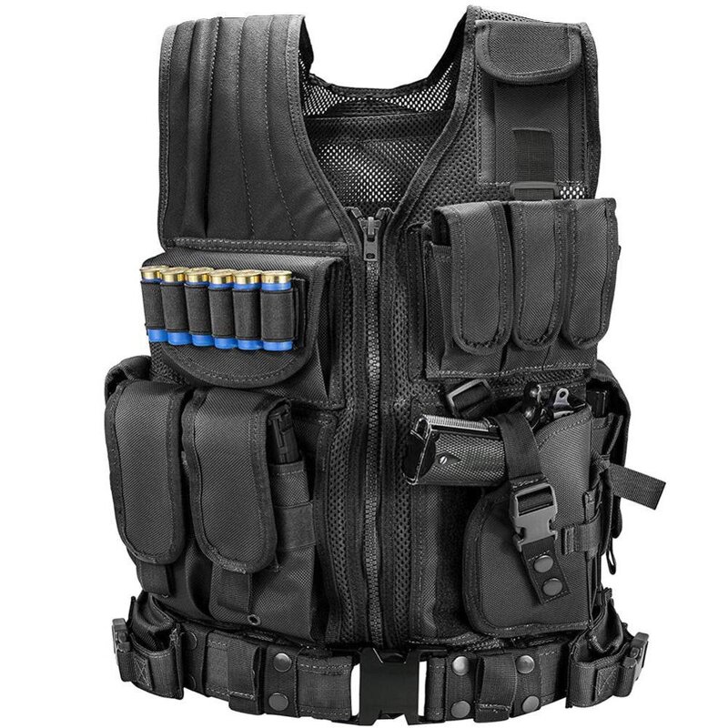 Tactical Combat Vest Manufacturer - Adjustable Outdoor Sport Training Nylon Vest