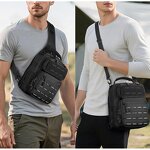 Tactical Sling Bag Factory - Laser Cut 1000D Waterproof Nylon Molle Chest Bag