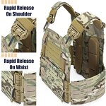 Plate Carrier Vest Manufacturer - 1000D Nylon Adjustable Quick Release Tactical