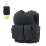 Beer Can Vest Factory - Molle Adjustable Beverage Holder Jacket Accessories