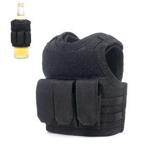 Beer Can Vest Factory - Molle Adjustable Beverage Holder Jacket Accessories