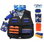 Kids Tactical Vest Supplier - Adjustable Toy Gun Play Game Accessories Set
