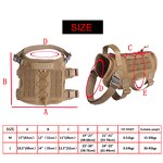 Laser Dog Harness Supplier - 1000D Nylon Molle Training Hunting Service Vest