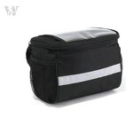 Bicycle Handlebar Bag Supplier - Front Tube Bag with Transparent PVC Screen