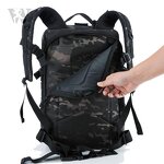 Tactical 45L Backpack Supplier - Black CP Camo Waterproof Durable Travel Pack
