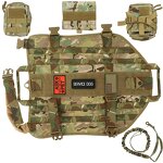 Dog Vest Factory - 1000D Tactical Molle Adjustable Service Training Harness