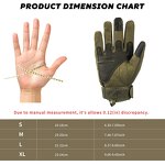 Fleece Tactical Gloves Manufacturer - Army Green Full Finger Hard Knuckle Gloves