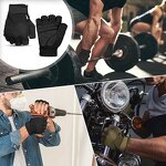 Fingerless Tactical Gloves Supplier - Multi-color Mens Half Finger Cycling Gym Gloves