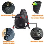 Tactical Chest Bag Manufacturer - 900D Nylon Waterproof Crossbody Utility Gun Bag