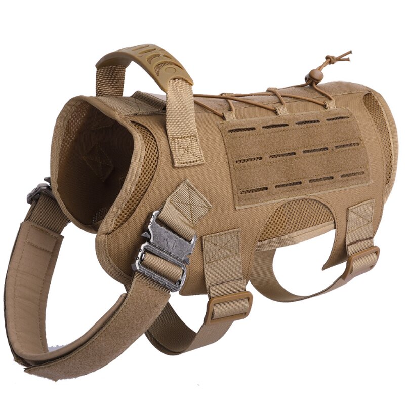 Laser Dog Harness Supplier - 1000D Nylon Molle Training Hunting Service Vest