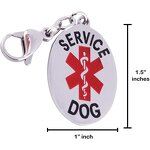 Pet ID Tag Factory - Custom Engraved Stainless Steel Service Dog Tag
